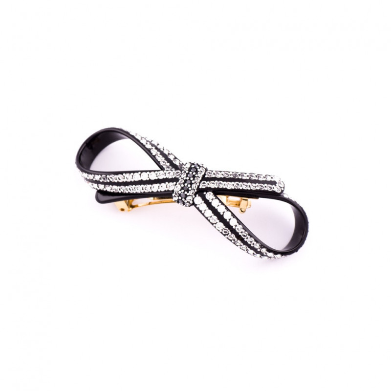 Ponytail 6cm Ribbons MM centre strass,rail...