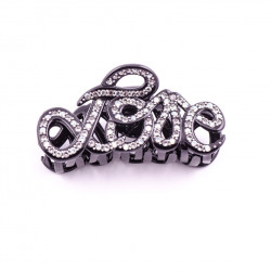 Hairclip Injected pliers GM full openwork love 2