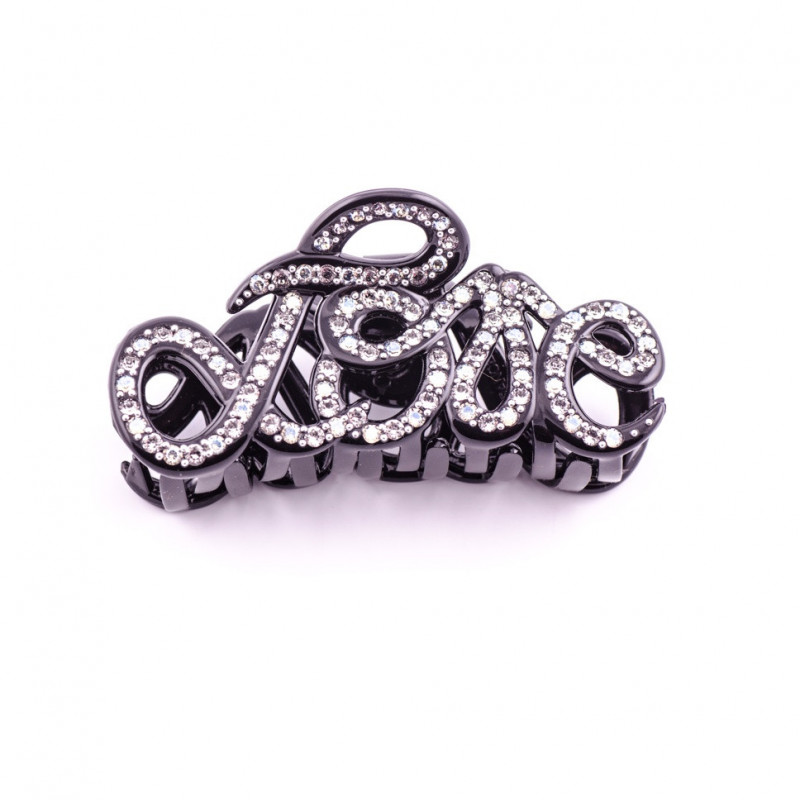 Hairclip Injected pliers GM full openwork love