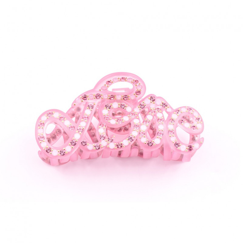 Hairclip Injected pliers GM full openwork love