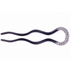 Hairpin Injected pin TGM rail strass wavy 2