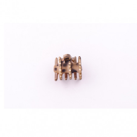 Hairclip Injected pliers PM light shoulder flap, 6 teeth