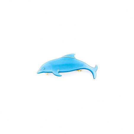 Barrette matic 6cm Dauphins PM simple