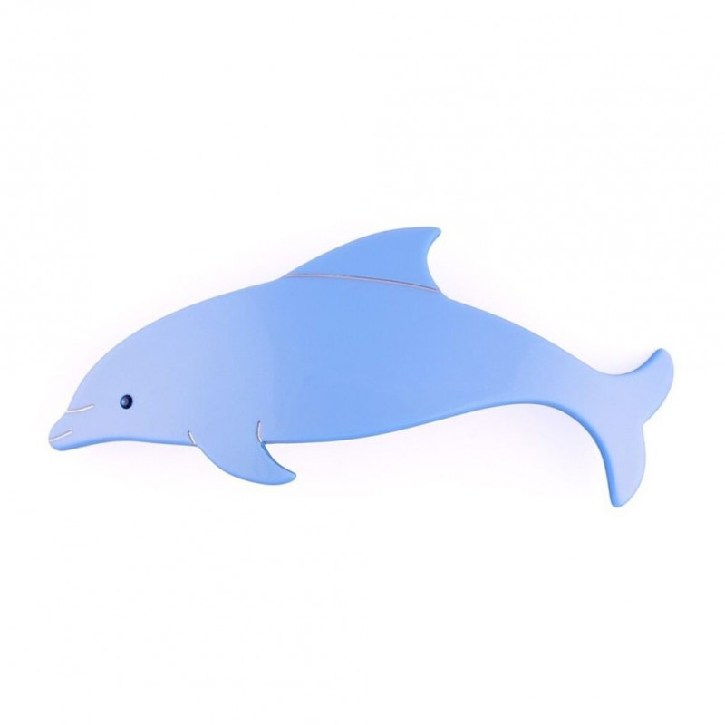 Barrette matic 8cm Dauphins GM simple
