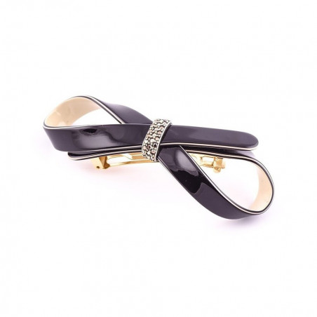 Ponytail 7cm Ribbons GM center of strass openwork ribbon