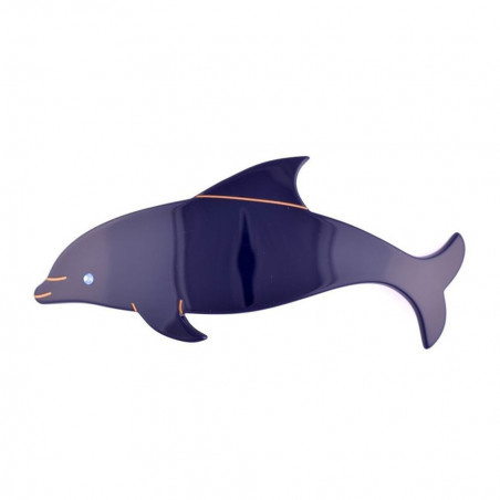 Barrette matic 8cm Dauphins GM simple