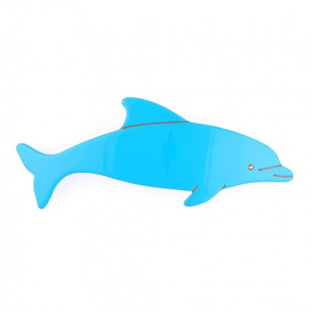 Barrette matic 8cm Dauphins GM simple