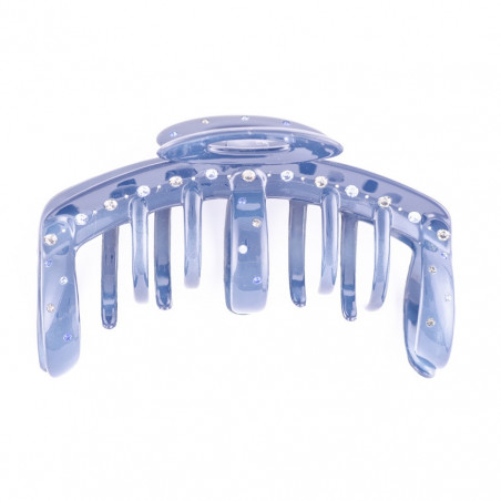 Hairclip Injected pliers TGM light flap with openwork oval