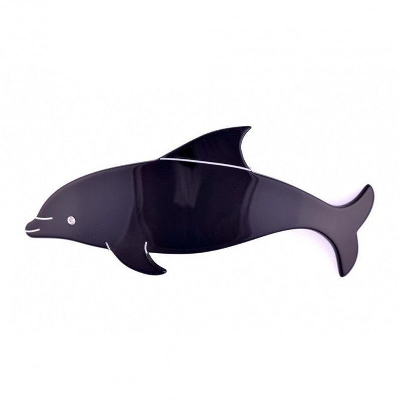 Barrette matic 8cm Dauphins GM simple