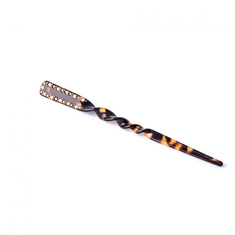 Handmade hairpeak Classical MM rail strass