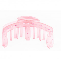 Hairclip Injected pliers TGM light flap with openwork oval 2