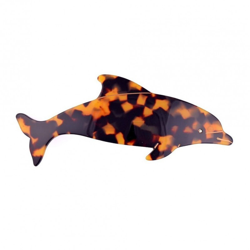 Barrette matic 8cm Dauphins GM simple