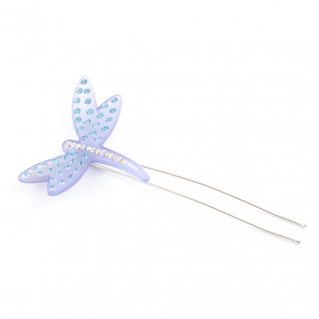 Metal hairpin Dragonflies MM light a dragonfly