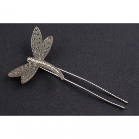 Metal hairpin Dragonflies MM light a dragonfly