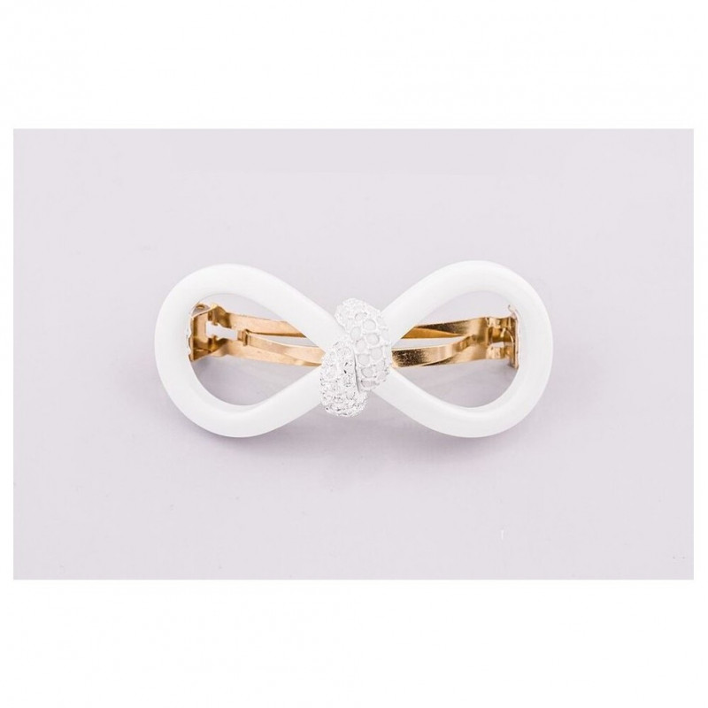 Ponytail 8cm Knots in eight GM center of strass...