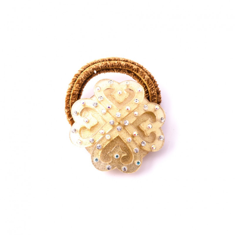 Élastique Coeurs Baroque MM light quatre coeurs...