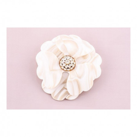 Ponytail 8cm Peonies GM center of strass