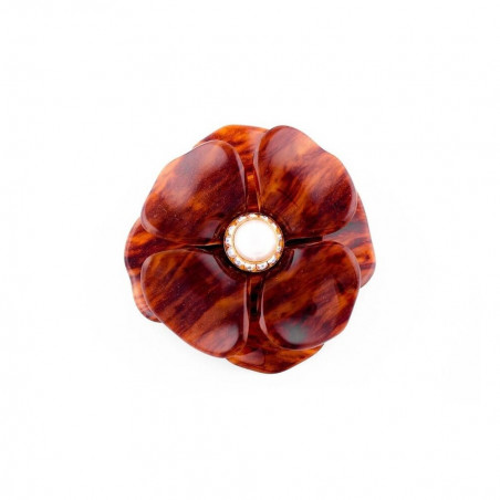 Ponytail 8cm Peonies GM center of strass