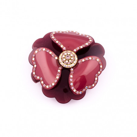 Ponytail 8cm Peonies TGM centre strass,rail very light decoration