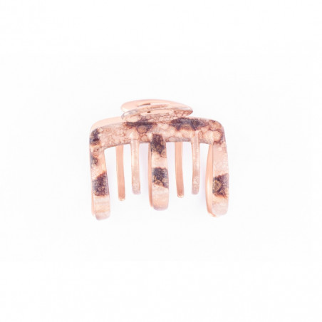 Hairclip Injected pliers MM simple flap with openwork oval