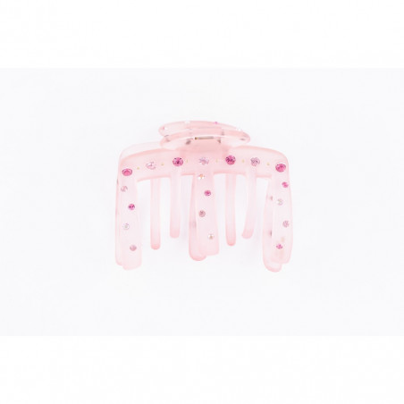 Hairclip Injected pliers MM light flap with openwork oval