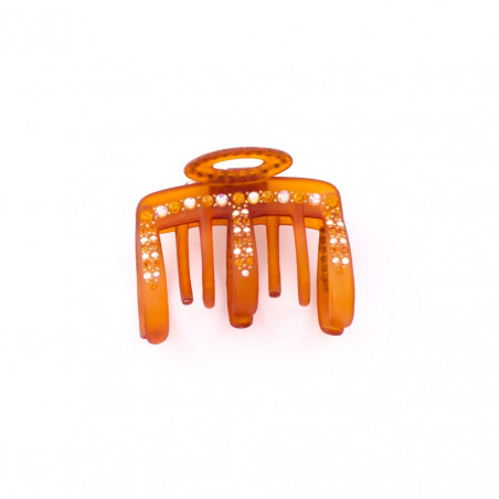 Hairclip Injected pliers MM full flap with openwork oval