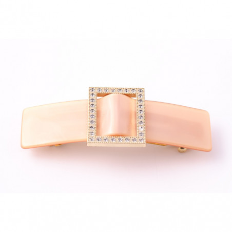 Barrette matic 8cm Boucle de ceinture MM light carrée