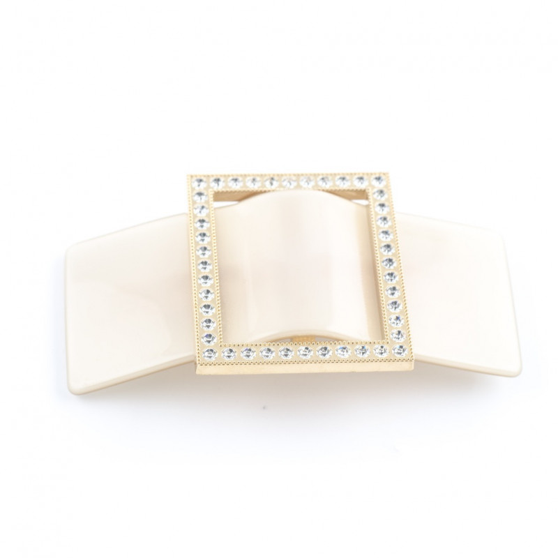 Ponytail 8cm Belt Buckle GM rail strass square