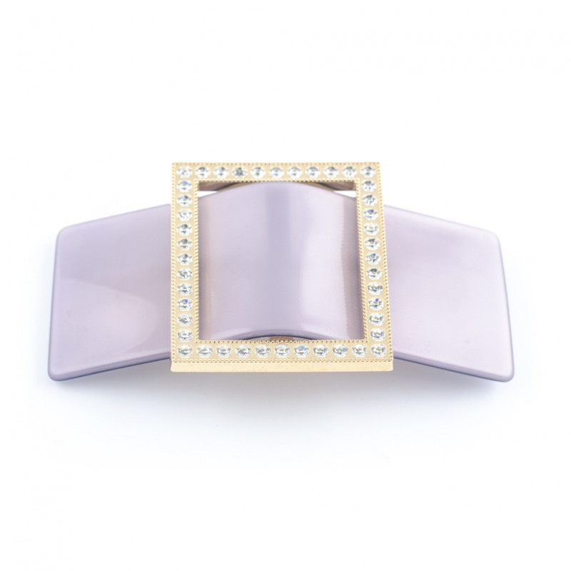 Ponytail 8cm Belt Buckle GM rail strass square