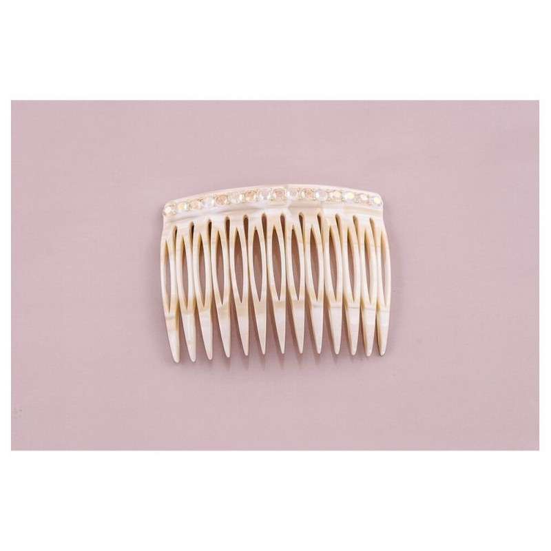 Handmade comb Classical MM rail strass 13...