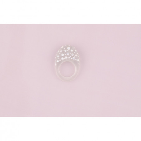 Bague injectée Bagues PM pluie de strass