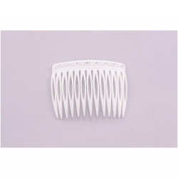 Handmade comb Classical MM rail strass 13 openwork teeth 2