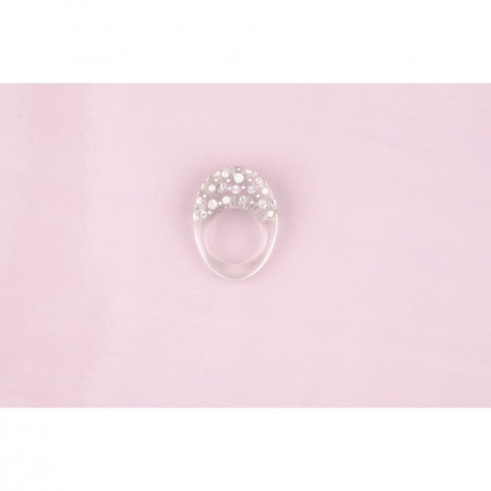 Bague injectée Bagues PM pluie de strass