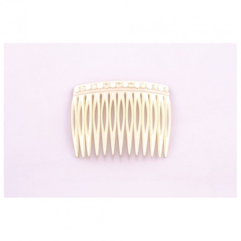 Handmade comb Classical MM rail strass 13...