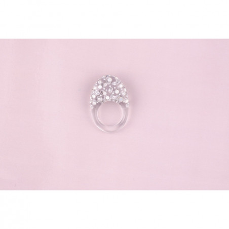 Bague injectée Bagues PM pluie de strass