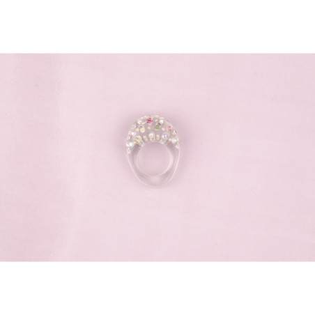 Bague injectée Bagues PM pluie de strass