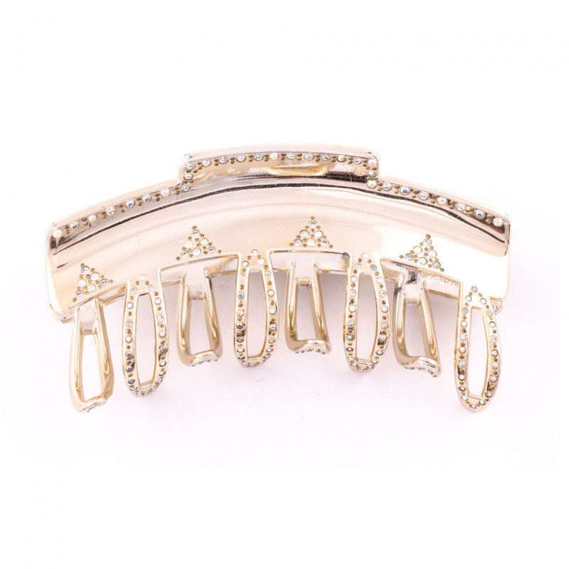 Hairclip Injected pliers TGM full 8 openwork teeth