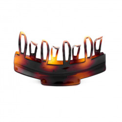 Hairclip Injected pliers TGM simple 8 openwork teeth