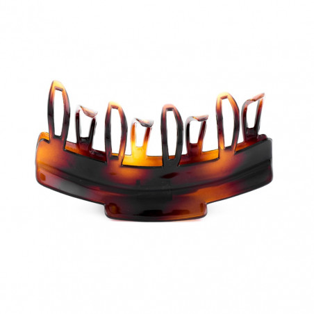 Hairclip Injected pliers TGM simple 8 openwork teeth