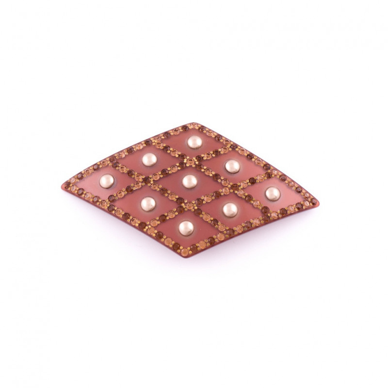 Barrette matic 8cm Géo Matelassé MM full galon...