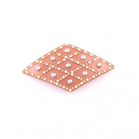 Ponytail 8cm Geo quilted MM full beaded braid