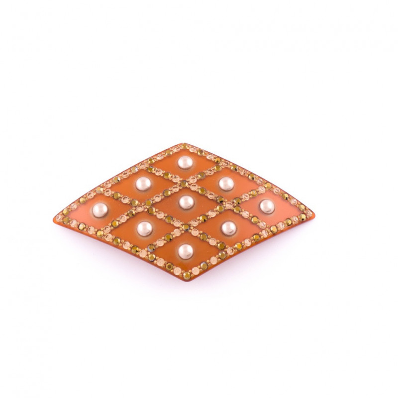 Barrette matic 8cm Géo Matelassé MM full galon...