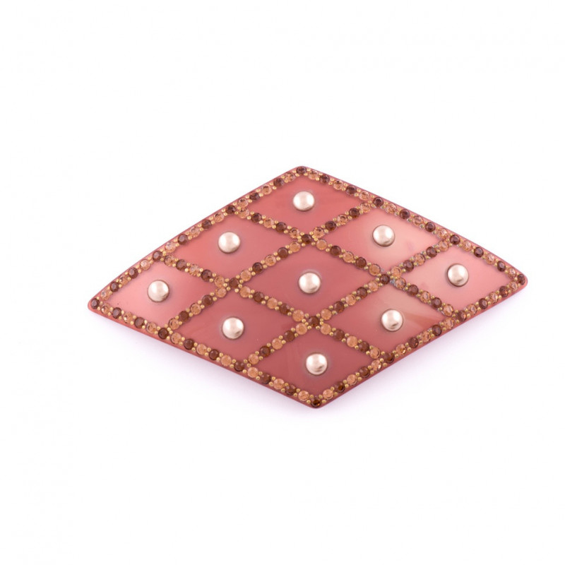 Barrette matic 8cm Géo Matelassé GM full galon...