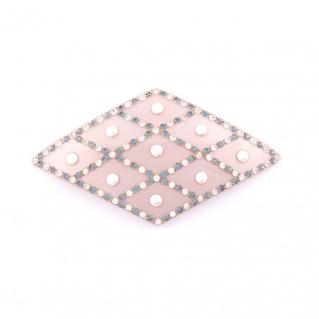 Ponytail 8cm Geo quilted GM full beaded braid