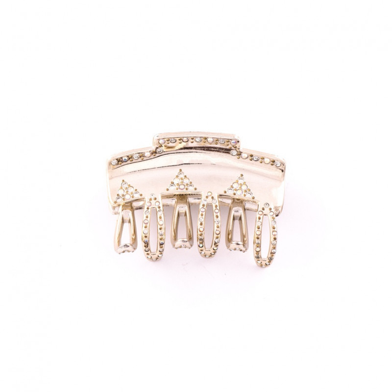 Hairclip Injected pliers MM full 8 openwork teeth