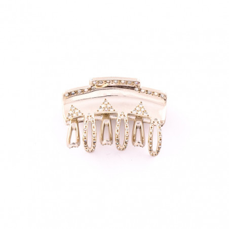 Hairclip Injected pliers MM full 8 openwork teeth