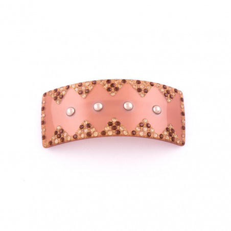 Big ponytail 8cm Geo quilted TGM full beaded braid