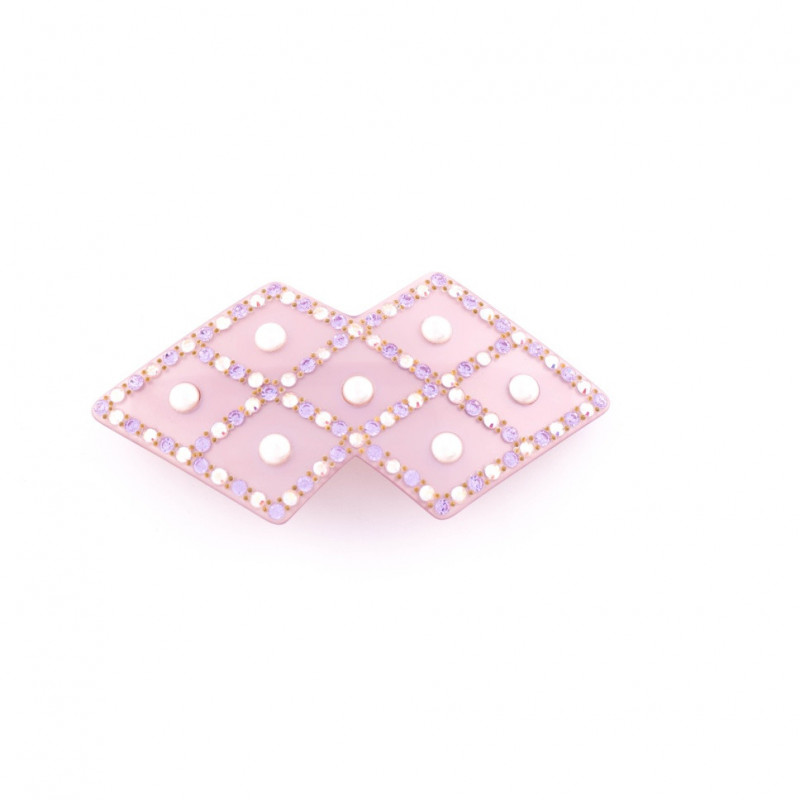 Elastic Geo quilted MM full beaded braid