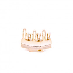 Hairclip Injected pliers MM simple 10 openwork teeth 2