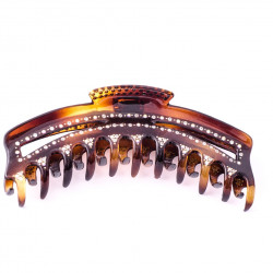 Hairclip Injected pliers TTGM full openwork rail, 22 teeth